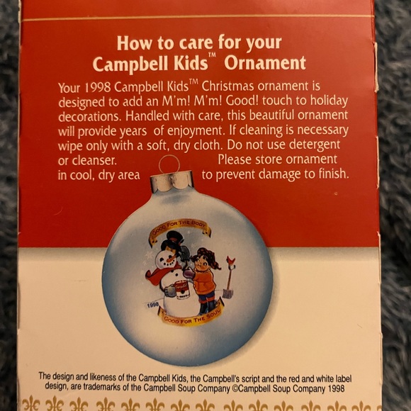 Campbell Soup’s Christmas ornament - Picture 9 of 9